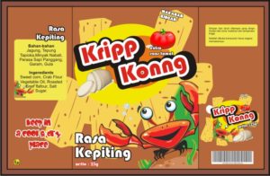 Contoh Label Produk Makanan Sederhana kripik