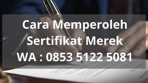 Sertifikat Merek