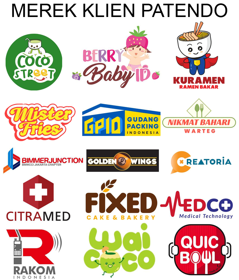 Klien Jasa Pendaftaran Merek Patendo